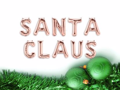 Picture of SANTA CLAUS Rose gold Balloons