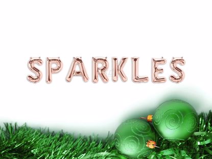 Picture of SPARKLES Rose gold Balloons