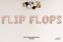 Picture of FLIP FLOPS Rose Gold Letters 34 Inch Foil Balloons