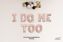 Picture of I DO ME TOO Rose Gold Letters 34 Inch Foil Balloons