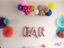Picture of BAR Rose Gold Silver Letter Balloons