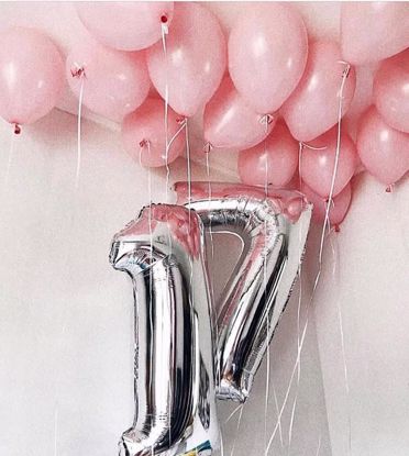 Picture of Blush Pink  Balloons up to 11" Engaged Bride To Be Hen