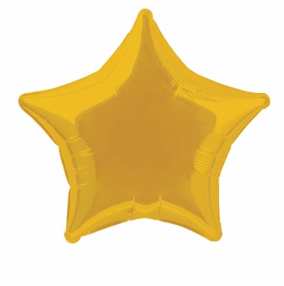 Picture of Gold Star Balloons