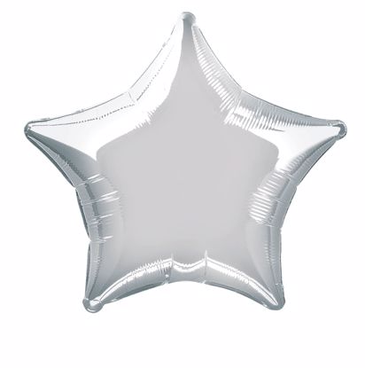 Picture of Silver Star Balloons