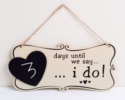 Picture of Wedding Sign Chalkboard ... I do