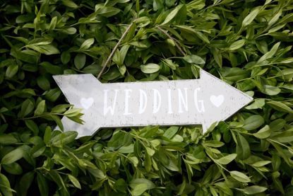 Picture of Wedding Sign Wooden Rustic