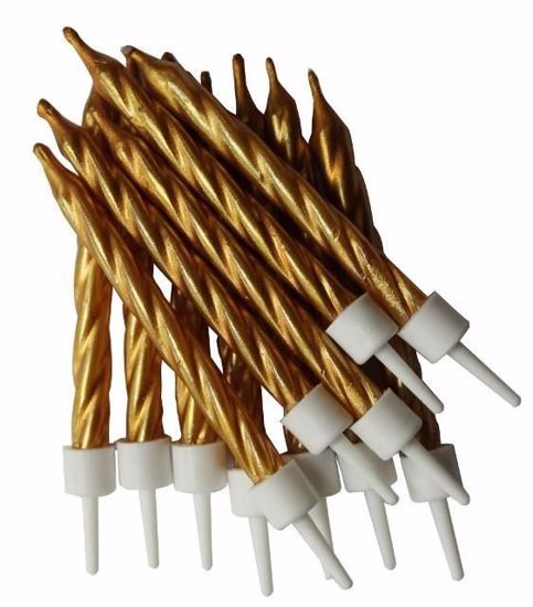 Picture of Gold Candles birthday