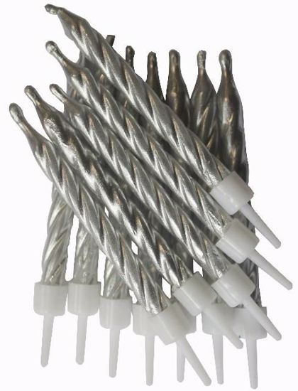 Picture of Silver Candles birthday