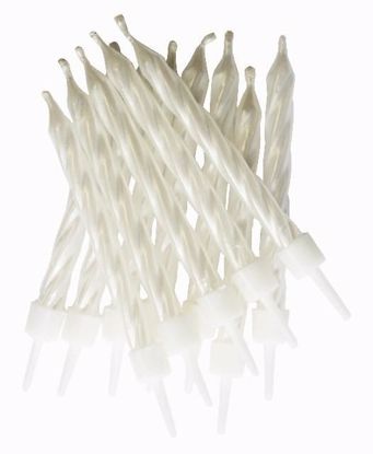 Picture of White Candles birthday