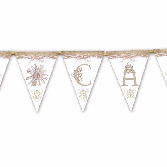 Picture of Rustic Wedding Gift Cards Pennant Banner 2.4m