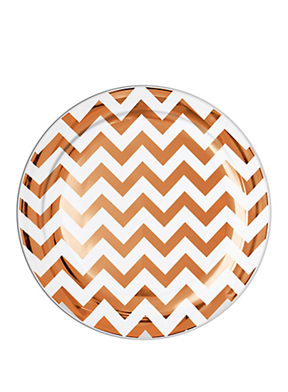 Picture of Rose Gold Plates Chevron
