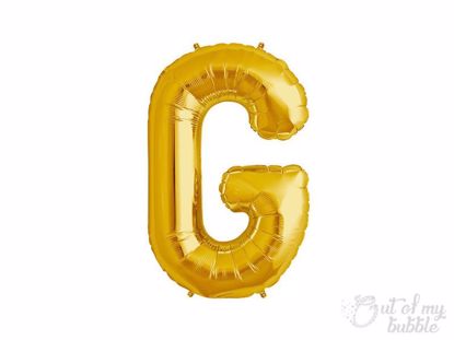 Gold foil balloon letter G