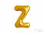 Gold foil balloon letter Z