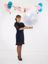 Picture of Large Confetti Balloons Blue Pink Lavender