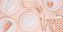 Picture of Rose Gold Chevron Premium Plastic Lunch Plates