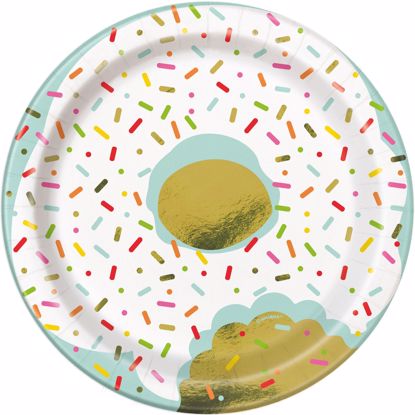 Picture of Donuts Sprinkle Lunch Plates 7"