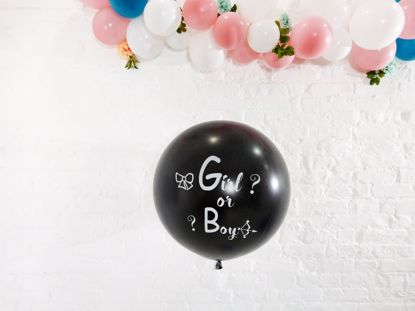 Picture of Girl or Boy  Gender Reveal Balloon Confetti Blue Pink - Whole Sale