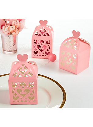 Picture of Wedding Favors Box Pink Lantern