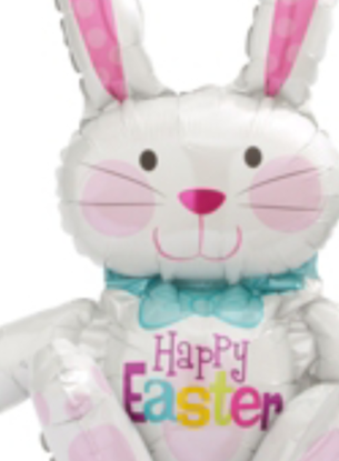 Picture of Foil Sitting Easter Bunny Balloon