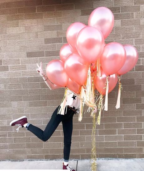 Picture of Rose Gold Balloons 11"