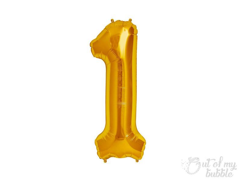 Gold one balloon discount