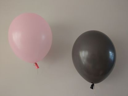 Picture of Blush Pink Copper Balloons Pack