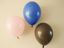Picture of Blush Pink Royal Blue Grey Balloons Bouquet