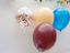 Picture of Rose Gold Balloons Confetti Blush Navy Burgundy Bouquet