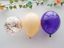 Picture of Rose Gold Balloons Confetti Blush Purple Bouquet