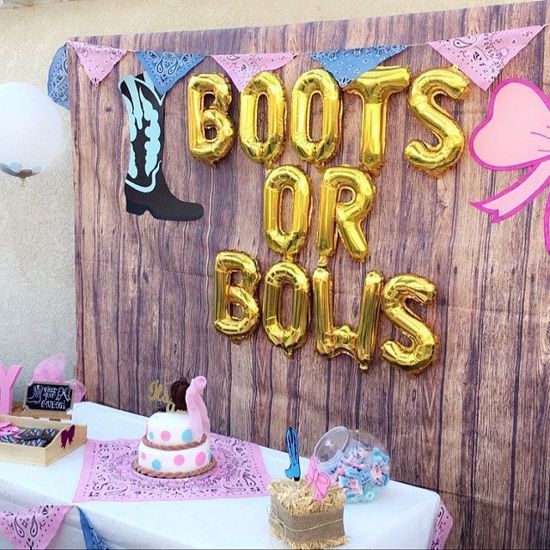 Picture of Rose Gold Balloon Banner Letters BEST DAY EVER