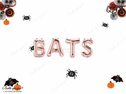 Picture of BATS HALLOWEEN BALLOONS LETTERS GARLAND