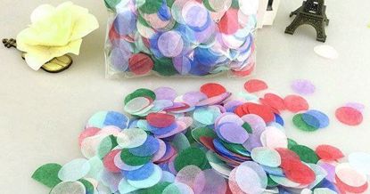 Picture of Tissue Paper Confetti Balloons Red Green Blue