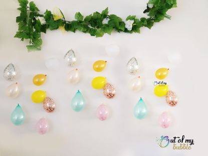 Picture of Balloon Banner Raindrop Garland