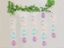 Picture of Silver Confetti Balloon Banner Raindrop Garland Lavender
