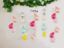 Picture of Rose Gold Balloon Banner Raindrop Garland Fuchsia