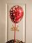 Picture of Christmas Balloon Red Confetti Cake Topper