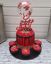 Picture of Cake topper Balloon Confetti Red