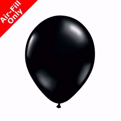 Picture of 5" BLACK SOLID COLOUR LATEX BALLOONS (50)