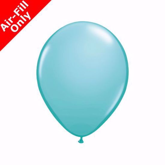 Picture of 5" CARIBBEAN BLUE SOLID COLOUR LATEX MINI BALLOONS (50)