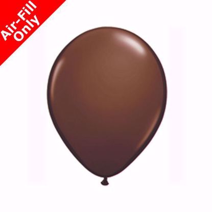Picture of 5" CHOCOLATE BROWN SOLID COLOUR LATEX MINI BALLOONS (50)