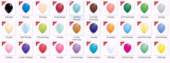 Picture of Balloon Cake Topper Mini Garland Green Gold Confetti Rosewood