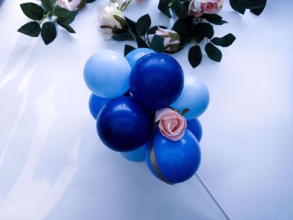 Picture of Balloon Cake Topper Mini Garland Navy Blue