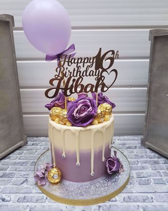 Picture of Balloon Cake Topper Lavender