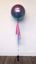 Picture of 16" Ombre Pink Purple Blue Balloon with tassels