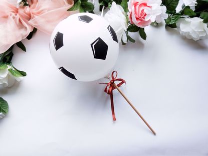 Picture of Balloon Cake Topper  Football