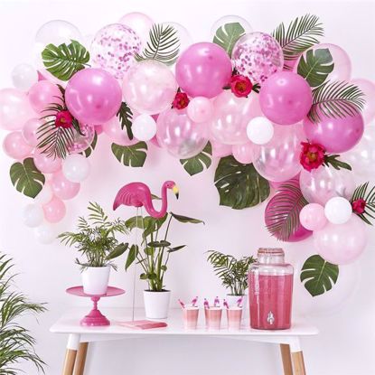 Picture of Pink Balloon Garland Arch - 70 Balloons