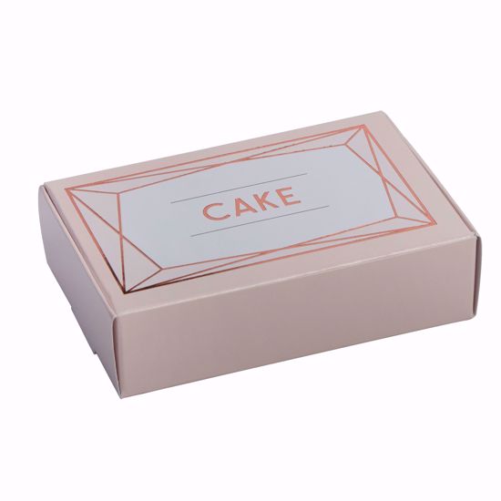 Picture of Wedding Favour Boxes Geo Blush Cake