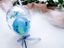 Picture of Balloon Cake Topper Confetti Blue Teal
