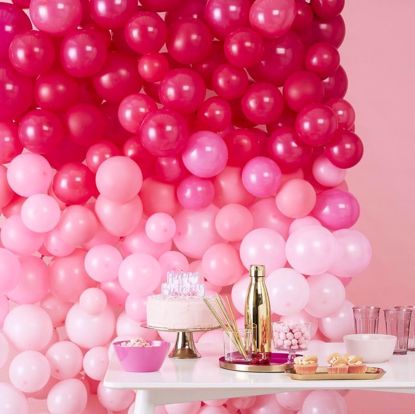 Picture of OMBRE PINK BALLOON WALL DECORATION - STARGAZER