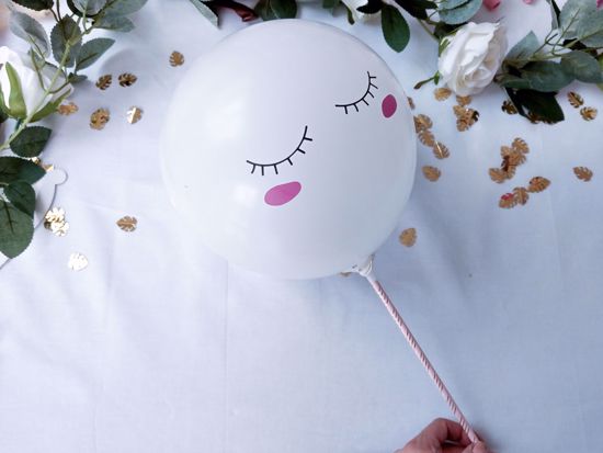 Picture of Balloon Cake Topper Magical Unicorn Princess